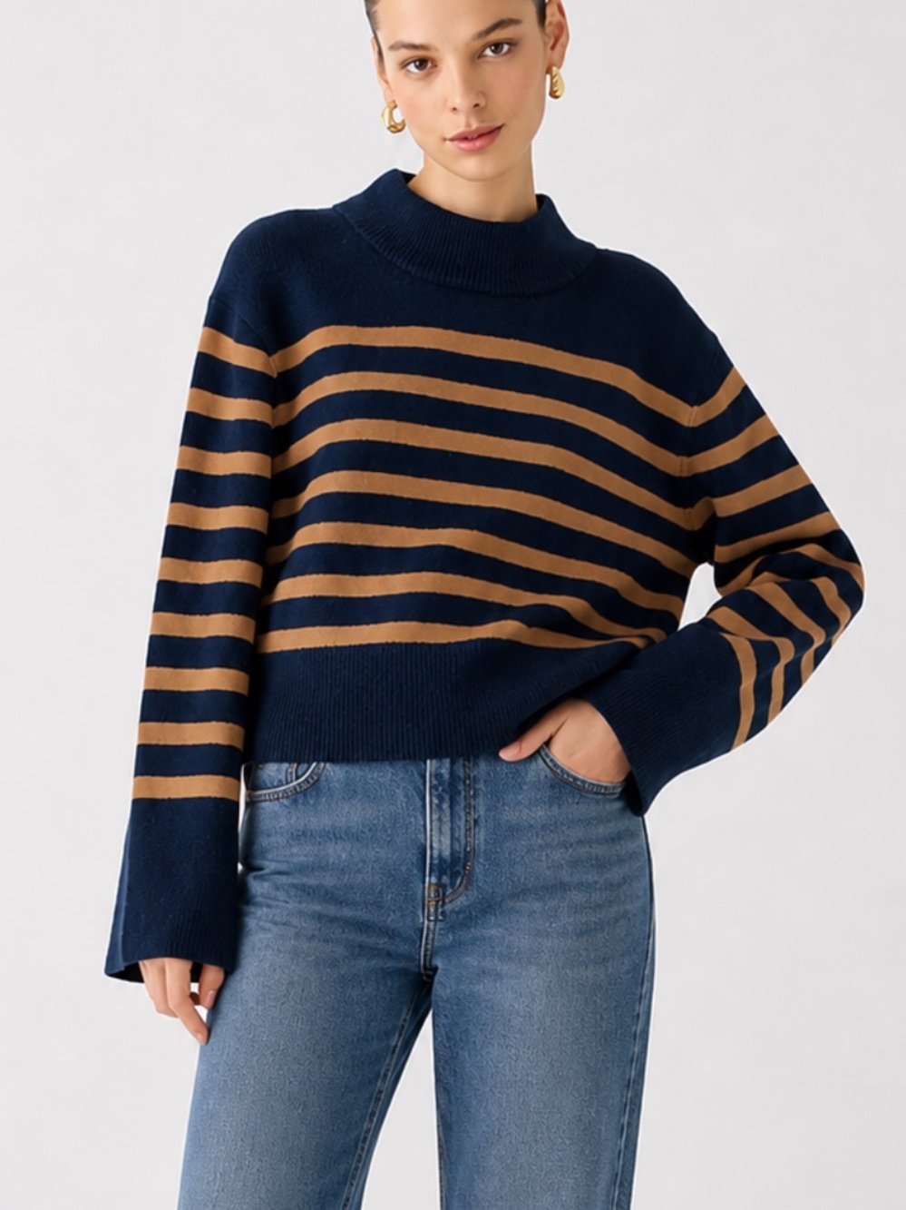 J. Crew Chunky Crewneck Sweater In super soft Yarn